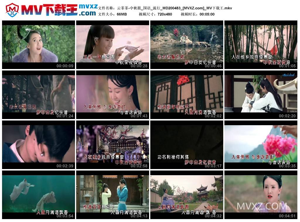 云菲菲-中秋愿_国语_流行_MD200483